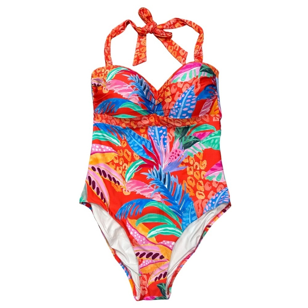 Sunshine 79 NWT Tropical Floral One-Piece Swimsuit Size 12